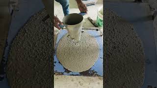 Free flow test of Scc concrete cement aggregates scc concrete construction qc yt trending [upl. by Caroline]