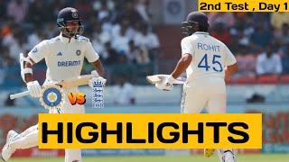 India vs England 2nd Test Day 1 2024 Full Highlights  India vs England test highlights 2024 [upl. by Warrick]