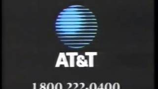 ATampT 800 Service Commercial  Business  1800  Pool  Billiards 1993 [upl. by Epoh]