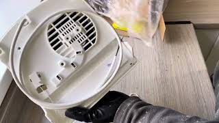 Unboxing WINTERWARM WWDF20E WALLFAN HEATER 2000W 229MM X 242MM [upl. by Adav]