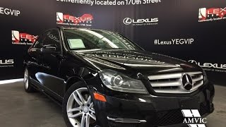 Used Black 2013 MercedesBenz CClass C300 4MATIC In Depth Review Beaumont Alberta [upl. by Natala]