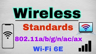 WiFi Standards  80211abgnacax [upl. by Daphne755]