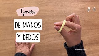 Ejercicios de manos y dedos para niños 14 Ejercicios con ligas de cabello [upl. by Eikcaj112]