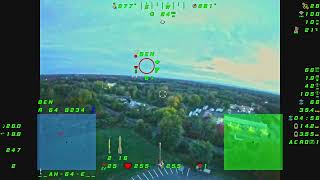 BEN FLYING ADVANCED FPV COMBAT SIMULATION  7quot QUAD VS FLITE TEST SUPER BEE [upl. by Gemperle]