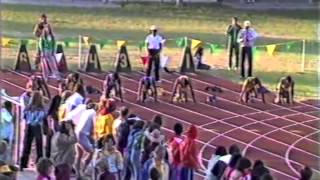 1982 NCAA D2 100 Meter Dash Championship [upl. by Anotal]