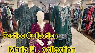 Maria B  New Pret Collection 2024 🔥 Maria B  Festive Collection [upl. by Arihsay]