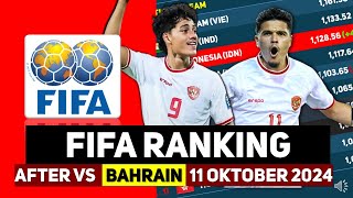 UPDATE FIFA RANKING 2024 TIMNAS INDONESIA CURI POIN DARI BAHRAIN fifaranking timnasindonesia [upl. by Ethelbert]