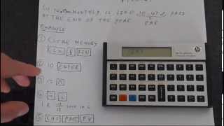 HP12C Platinum How to Calculate Effective Annual Rate EAR [upl. by Allayne810]