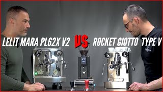 LELIT MARA X VS ROCKET GIOTTO TYPE V  Test Vergleich DEZIBELTEST ESPRESSO und mehr [upl. by Valene]