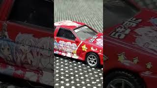 Aoshima Itasha Vertex AE86 Trueno JDM Anime diecast aoshima itasha vertex ae86trueno ae86 jdm [upl. by Rehnberg432]