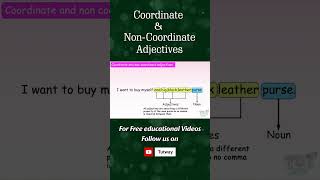 Coordinate and NonCoordinate Adjectives [upl. by Nyrahtak]