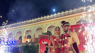 Destination Wedding Trailer  Tarun and Shweta  Royal Indian Wedding  Raj Mahal Palace Orchha [upl. by Uot]