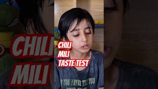 Chili Mili Gummies Sweet amp Spicy Jelly Taste Test amp Review [upl. by Luwana]