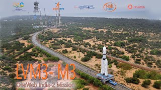 Launch of LVM3M3OneWeb India2 Mission from Satish Dhawan Space Centre SDSC SHAR Sriharikota [upl. by Donall]