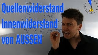 Quellenspannung und Innenwiderstand ermitteln von AUSSEN [upl. by Gwynne]