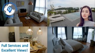 Luxurious Serviced Apartments  Rawai Beach Phuket  Mountain  Ocean Views from Rooftop Amenities [upl. by Egidius]