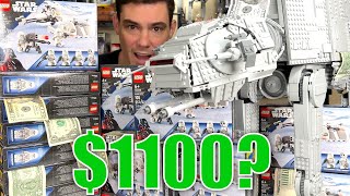 I Spent 1100 to fill the LEGO Star Wars UCS ATAT [upl. by Akanke]