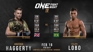 Jonathan HAGGERTY vs Felipe LOBO Full FIGHT [upl. by Lai]