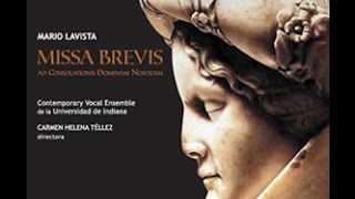 Missa Brevis Kyrie Mario Lavista Contemporary Vocal Ensemble of Indiana University [upl. by Fontana]