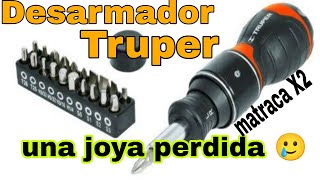 DESARMADOR TRUPER DE DOBLE MATRACA [upl. by Aenea]