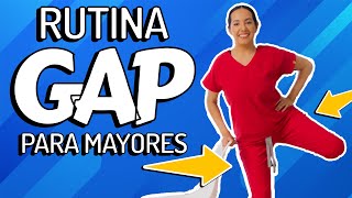 Rutina GAP Glúteos Abdomen y Piernas  Ejercicios para Adultos Mayores  HIIT 30 min [upl. by Pascasia994]