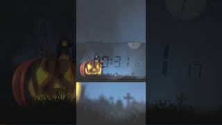 1 minute timer with Halloween music and background ambience [upl. by Anen]