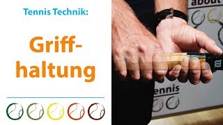 Tennis Griffhaltung  Die Griffe im Tennis  All about Tennis [upl. by Haidebez]