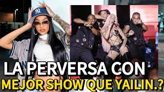 YAILIN LA MÁS VIRAL SE DEJA ROBAR EL SHOW LA PERVERSA EN EL PRUDENTIAL CONCIERTO DE ALOFOKE EN VIVO [upl. by Asssilem]