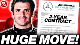 What Toto Wolff amp Mercedes JUST OFFERED Carlos Sainz is INSANE [upl. by Sheedy]