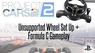 Playmax Racing Wheel Set Up  Gameplay ps4 [upl. by Amis]