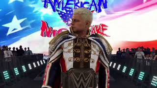 Cody Rhodes Vs Carmelo HayesWWE 2K24 [upl. by Sibylla]