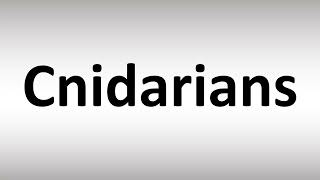 How to Pronounce Cnidarians [upl. by Abrams187]