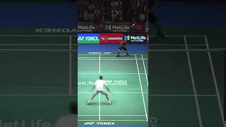 Lee Chong Wei against Rising Axelsen shorts badminton leechongwei [upl. by Sherburne]