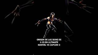 Origen de las Skins de X23 en Ultimate Marvel vs Capcom 3 wolwerine shorts X23 [upl. by Cosette370]