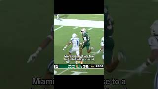 This Miami offense is CRAZY youtubeshorts collegefootball footballshorts football [upl. by Cornish797]