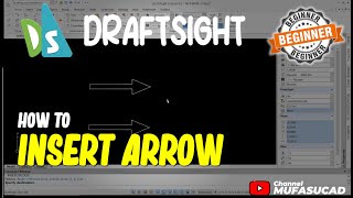 How To Insert Arrow In Draftsight [upl. by Hauge]