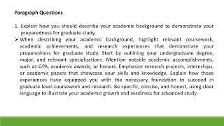 Writing Your Academic Statement of Purpose Question and Answer Discussion [upl. by Nerek]