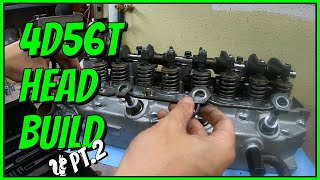 4D56T Cylinder Head Replacement Part 2 Cylinder Head Assembly  Complete Guide [upl. by Lucy]