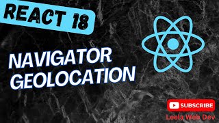 140 Get Current User Location using navigator geolocation in React Leaflet Map  react18 [upl. by Imas]