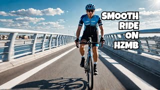 Cycling Test on HZMB Smooth Ride But Travelers Want Better HeadsUp [upl. by Sturrock]