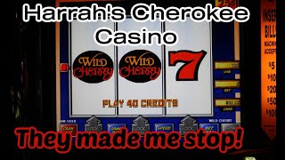 Playing slots at Harrahs Cherokee Casino in Cherokee North Carolina  They made me stop [upl. by Irrab356]