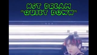 Easy Lyrics NCT DREAM OT7  quotQuiet Downquot The Dream Show LIVE Stage Performance [upl. by Lynette]