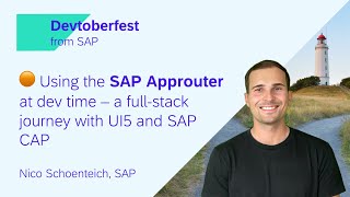 🟠 Using the SAP Approuter at dev time  a fullstack journey with UI5 and SAP CAP [upl. by Akitnahs]