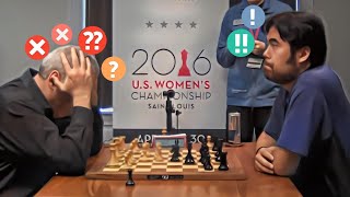 Garry Kasparov vs Hikaru Nakamura  World Blitz Chess [upl. by Aneala]