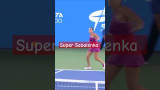 Super Sabalenka tennis sports highlights shorts [upl. by Lehplar722]