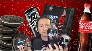 OREO FLAVORED COKE AND COKE FLAVORED OREOS REVIEW feat brugal [upl. by Ailec]