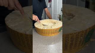 Making pasta in a cheese Wheel [upl. by Bernardi]