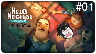 SCOPRIAMO LA TRISTE STORIA DEI FIGLI DEL VICINO di nuovo  Hello Neighbor Hide amp Seek 2024  ep01 [upl. by Eugirne]