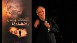 WERNER HERZOG THE CAVE OF FORGOTTEN DREAMS  CINEFAMILY [upl. by Eiclehc]