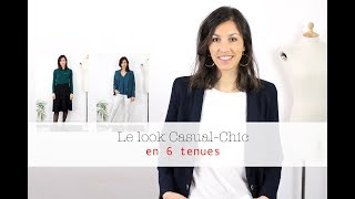 Le look CASUAL CHIC femme  règle et idées de looks [upl. by Suiddaht]